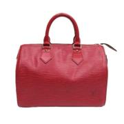 Pre-owned Leather louis-vuitton-bags Louis Vuitton Vintage , Red , Dam...