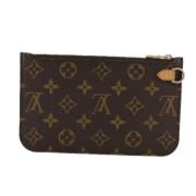 Pre-owned Canvas pouches Louis Vuitton Vintage , Brown , Dames