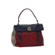 Pre-owned Leather handbags Saint Laurent Vintage , Red , Dames