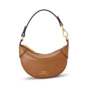 ID Kaarthouder Tas Tan Leer Polo Ralph Lauren , Brown , Dames