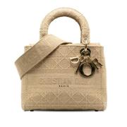 Pre-owned Canvas dior-bags Dior Vintage , Beige , Dames