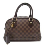 Pre-owned Canvas handbags Louis Vuitton Vintage , Brown , Dames