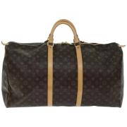 Pre-owned Canvas handbags Louis Vuitton Vintage , Brown , Unisex