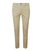 Beige Katoenen Broek met Zakken Hindustrie , Beige , Heren