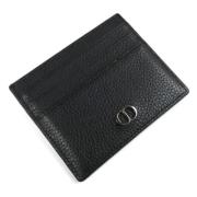 Pre-owned Leather wallets Dior Vintage , Black , Dames