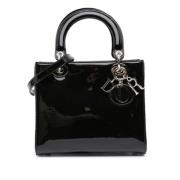 Pre-owned Leather dior-bags Dior Vintage , Black , Dames