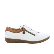 Casual Cognac Damesschoenen Hartjes , White , Dames