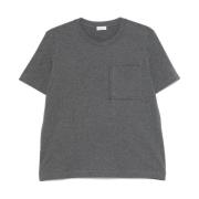 Grijze Borstzak T-shirts Brunello Cucinelli , Gray , Dames