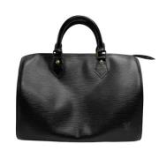 Pre-owned Leather louis-vuitton-bags Louis Vuitton Vintage , Black , D...