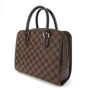 Pre-owned Canvas handbags Louis Vuitton Vintage , Brown , Dames