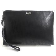 Pre-owned Leather dior-bags Dior Vintage , Black , Dames