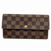 Pre-owned Canvas wallets Louis Vuitton Vintage , Brown , Dames