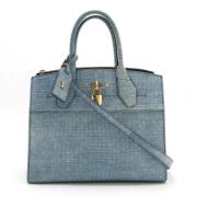 Pre-owned Canvas louis-vuitton-bags Louis Vuitton Vintage , Blue , Dam...