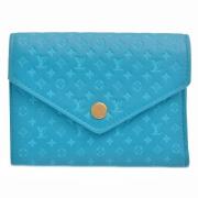 Pre-owned Leather wallets Louis Vuitton Vintage , Blue , Dames