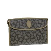 Pre-owned Canvas clutches Yves Saint Laurent Vintage , Multicolor , Da...