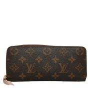 Pre-owned Canvas wallets Louis Vuitton Vintage , Brown , Dames