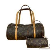 Pre-owned Canvas handbags Louis Vuitton Vintage , Brown , Dames