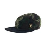 Pre-owned Cotton hats Louis Vuitton Vintage , Green , Dames