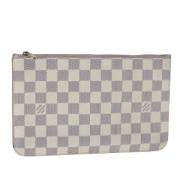 Pre-owned Canvas pouches Louis Vuitton Vintage , White , Dames