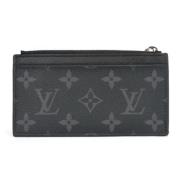 Pre-owned Canvas wallets Louis Vuitton Vintage , Black , Dames