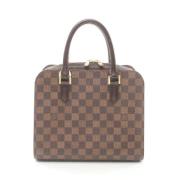 Pre-owned Canvas handbags Louis Vuitton Vintage , Brown , Dames