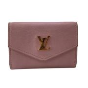 Pre-owned Leather wallets Louis Vuitton Vintage , Pink , Dames