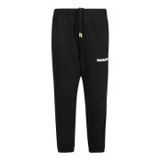 Katoenen joggingbroek met elastische tailleband Barrow , Black , Heren