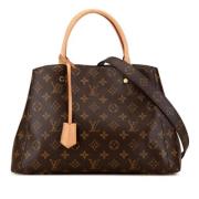 Pre-owned Canvas louis-vuitton-bags Louis Vuitton Vintage , Brown , Da...