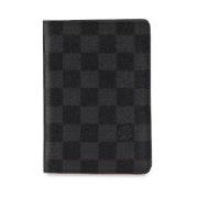 Pre-owned Canvas wallets Louis Vuitton Vintage , Black , Dames