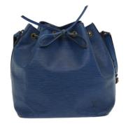 Pre-owned Leather shoulder-bags Louis Vuitton Vintage , Blue , Dames