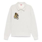 Grijze Sweater met 'Verdy Market' Borduurwerk Kenzo , Gray , Heren