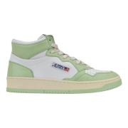 Leren Vetersneakers Autry , Green , Heren