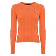 Oranje Kabeltrui Polo Ralph Lauren , Orange , Dames