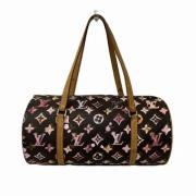 Pre-owned Canvas handbags Louis Vuitton Vintage , Brown , Dames