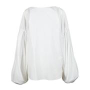 Katoenen Blouse Khaite , White , Dames