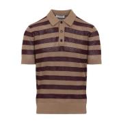 Kameel Streep Polo Dries Van Noten , Multicolor , Heren