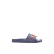 Slides met logo Dsquared2 , Gray , Heren