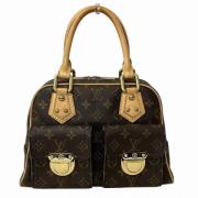 Pre-owned Canvas handbags Louis Vuitton Vintage , Brown , Dames