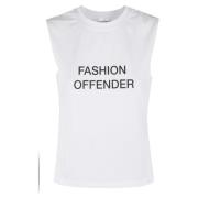 Stijlvolle Tanktop voor Vrouwen Victoria Beckham , White , Dames