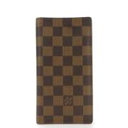 Pre-owned Canvas wallets Louis Vuitton Vintage , Brown , Dames