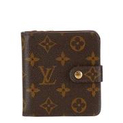 Pre-owned Canvas wallets Louis Vuitton Vintage , Brown , Dames