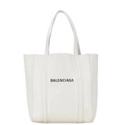 Pre-owned Leather balenciaga-bags Balenciaga Vintage , White , Dames