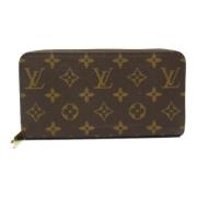 Pre-owned Canvas wallets Louis Vuitton Vintage , Brown , Dames