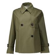 Groene Biglia Trenchcoat Max Mara Weekend , Green , Dames