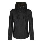 Wax Cotton Jas Barbour , Black , Heren