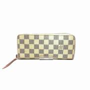 Pre-owned Canvas wallets Louis Vuitton Vintage , Beige , Dames