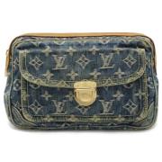 Pre-owned Denim louis-vuitton-bags Louis Vuitton Vintage , Blue , Dame...