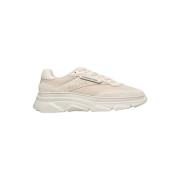 Witte Sneakers met Uniek Design Copenhagen Shoes , Beige , Dames