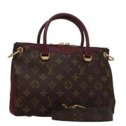 Pre-owned Canvas handbags Louis Vuitton Vintage , Brown , Dames