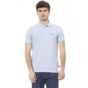 Blauw Katoenen Heren Polo Shirt Baldinini , Blue , Heren